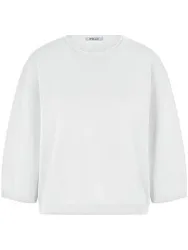 Rundhals-Pullover aus 100% SUPIMA®-Baumwolle Peter Hahn weiss
