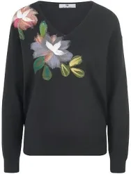 V-Pullover Peter Hahn schwarz