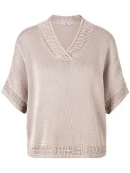 V-Pullover Peter Hahn beige