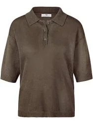 Polo-Pullover Peter Hahn braun