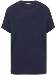 Rundhals-Pullover aus 100% SUPIMA®-Baumwolle Peter Hahn blau