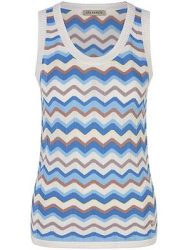 Top Rundhals-Ausschnitt Uta Raasch multicolor
