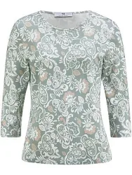Rundhals-Shirt 3/4-Arm Peter Hahn grün