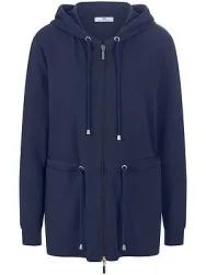 Kapuzen-Sweatjacke Peter Hahn blau