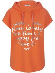Kapuzen-Sweatshirt Peter Hahn orange