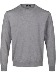 Rundhals-Pullover Peter Hahn grau