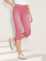Comfort Plus-Caprihose Modell Carina Capri Raphaela by Brax rosé