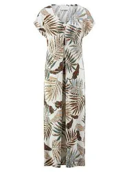 Langes Kleid Hutschreuther beige