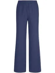 Schlupf-Hose aus 100% Leinen Peter Hahn blau