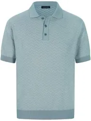 Strick-Polo Louis Sayn blau