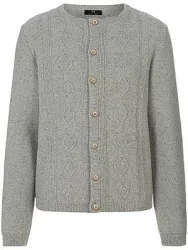 Strickjacke Peter Hahn grau