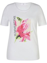 Rundhals-Shirt Emilia Lay weiss