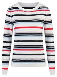 Rundhals-Pullover BASLER multicolor