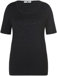 Rundhals-Shirt Anna Aura schwarz