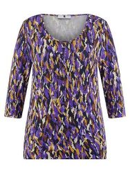 Rundhals-Shirt Emilia Lay lila