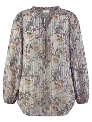 Bluse zum Schlupfen Emilia Lay grau