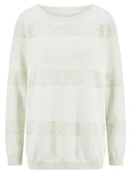 Rundhals-Pullover Emilia Lay weiss