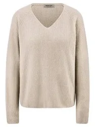 V-Pullover aus 100% Kaschmir Peter Hahn beige
