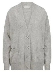 Strickjacke aus 100% Kaschmir include grau