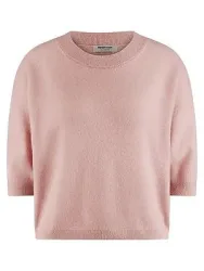 Rundhals-Pullover aus 100% Kaschmir Peter Hahn rosé