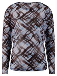 Shirt Rundhals-Ausschnitt BASLER blau