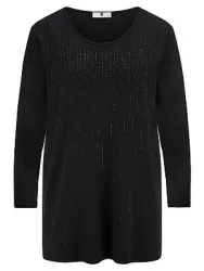 Rundhals-Shirt Emilia Lay schwarz