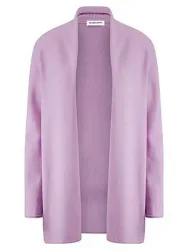 Strickjacke aus Schurwolle und Kaschmir Peter Hahn lila