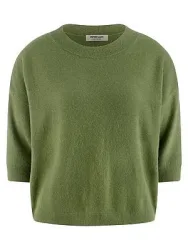 Rundhals-Pullover aus 100% Kaschmir Peter Hahn grün