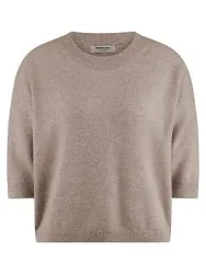 Rundhals-Pullover aus 100% Kaschmir Peter Hahn beige