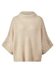 Pullover 3/4-Arm aus Schurwolle und Kaschmir include beige