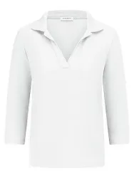 Polo-Shirt 3/4-Arm Peter Hahn weiss