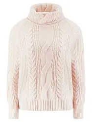 Rollkragen-Pullover Kaschmir include rosé