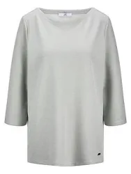 Shirt U-Boot-Ausschnitt Emilia Lay weiss