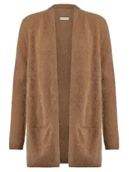 Strickjacke aus 100% Kaschmir Peter Hahn braun