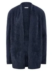 Strickjacke aus 100% Kaschmir Peter Hahn blau