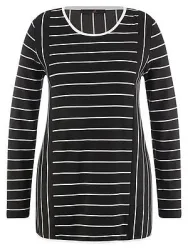 Rundhals-Shirt Emilia Lay schwarz