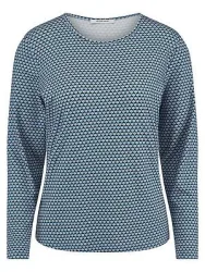 Rundhals-Shirt Peter Hahn blau