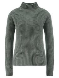 Pullover Stehkragen Peter Hahn grün