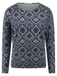 Rundhals-Shirt Peter Hahn blau