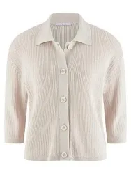 Strickjacke 3/4-Arm Peter Hahn beige
