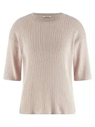 Rundhals-Pullover aus 100% SUPIMA-Baumwolle Peter Hahn beige