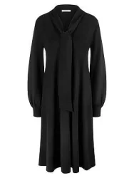 Strickkleid Peter Hahn schwarz
