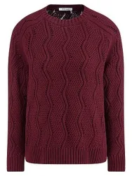 Rundhals-Pullover aus 100% SUPIMA-Baumwolle Peter Hahn rot