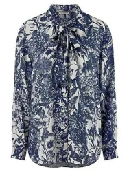 Long-Bluse Uta Raasch blau