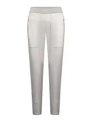 Knöchellange Slim Fit-Jersey-Hose Raffaello Rossi weiss