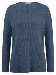 Rundhals-Pullover Peter Hahn blau