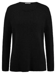Rundhals-Pullover Peter Hahn schwarz