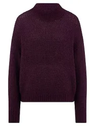 Pullover Stehbundkragen Inkadoro lila