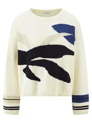 Rundhals-Pullover Peter Hahn weiss