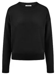 Rundhals-Pullover Peter Hahn schwarz